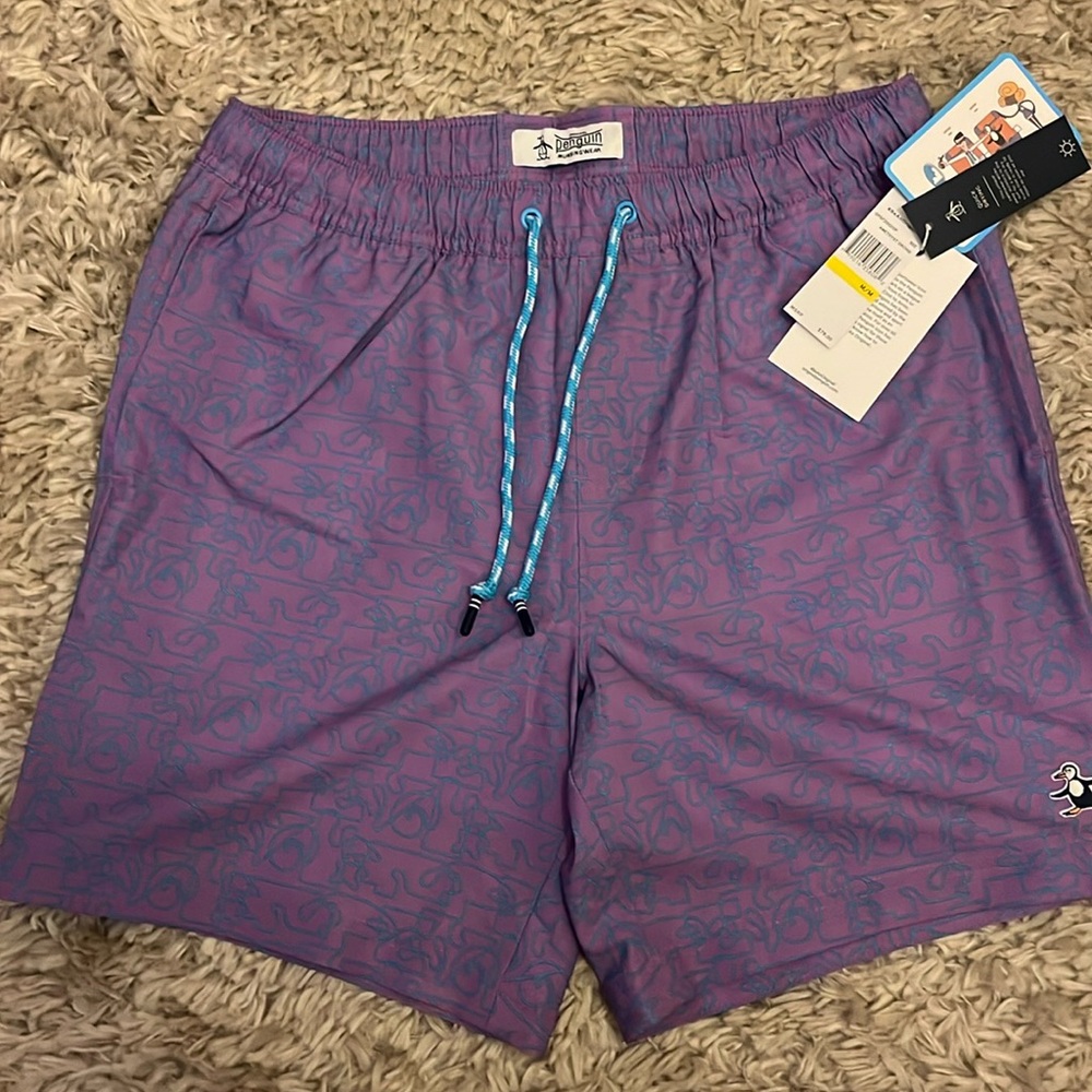 Penguin brand Men’s swim trunks size M NWT Penguin Munsing wear.